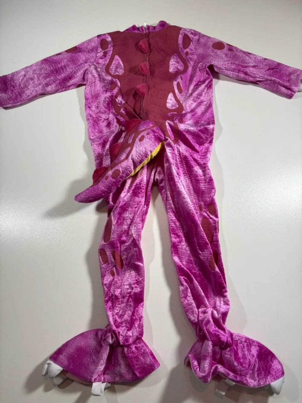 Spooktacular Creations Youth Triceratops Costume Small Plush Dinosaur Pink